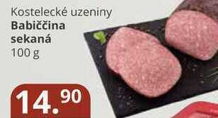 Potraviny CZ Kostelecké uzeniny babiččina sekaná 100 g nabídka