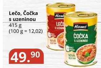 Potraviny CZ Lečo, čočka s uzeninou 415 g nabídka