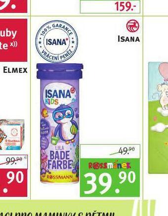 Rossmann Isana kids nabídka