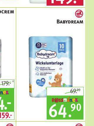 Rossmann Babydream nabídka