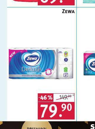 Rossmann Zewa deluxe toaletní papír nabídka