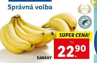Lidl Banány nabídka