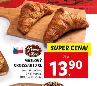 Lidl Máslový croissant xxl nabídka