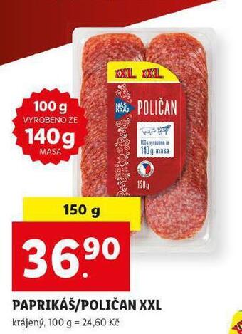 Lidl Poličan xxl nabídka