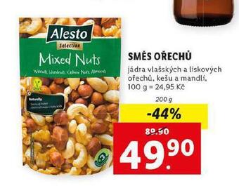 Lidl Směs ořechů nabídka