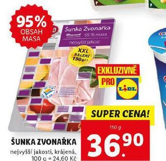 Lidl Šunka zvonařka nabídka