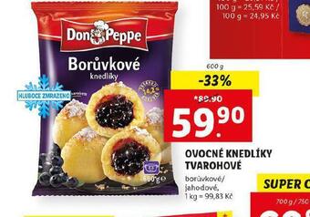 Lidl Don peppe ovocné knedlíky nabídka