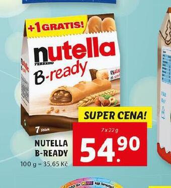 Lidl Nutella b-ready nabídka