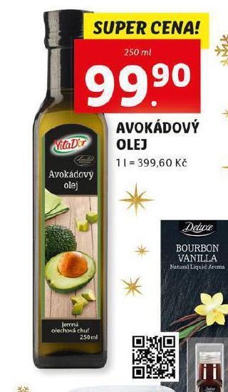 Lidl Avokádový olej nabídka