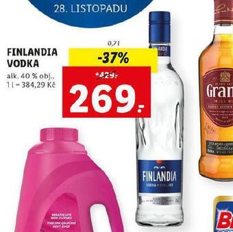 Lidl Finalndia vodka nabídka