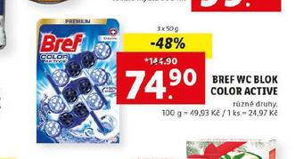 Lidl Bref wc blok color active nabídka