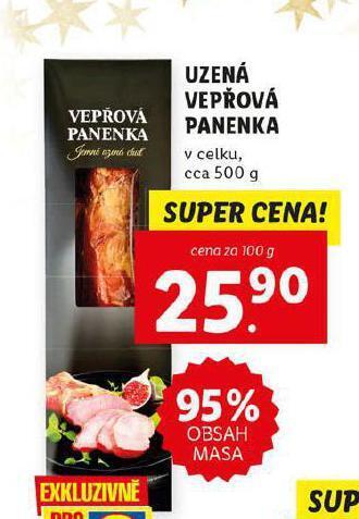 Lidl Uzená vepřová panenka nabídka