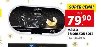 Lidl Máslo s mořskou solí nabídka