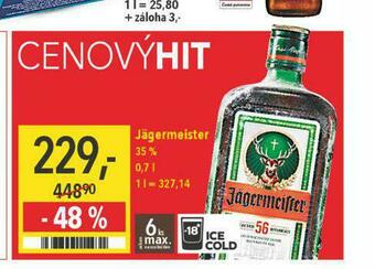 Globus Jägermeister nabídka