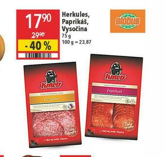 Globus Herkules nabídka