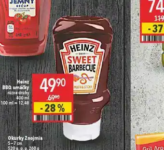 Globus Heinz bbq omáčky nabídka
