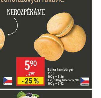 Globus Bulka hamburger nabídka