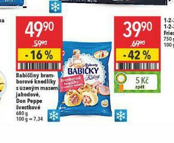 Globus Babiččiny bramborové knedlíky s uzeným masem nabídka