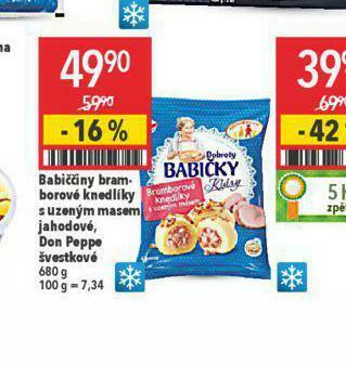 Globus Babiččiny jahodové knedlíky nabídka