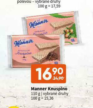 Terno Manner knuspino nabídka