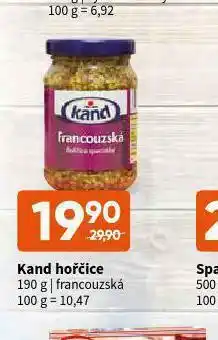 Terno Kand hořčice nabídka