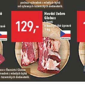 Globus Hovězí žebro s kostí nabídka