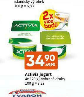Terno Activia jogurt nabídka