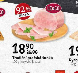 Terno Tradiční pražská šunka nabídka