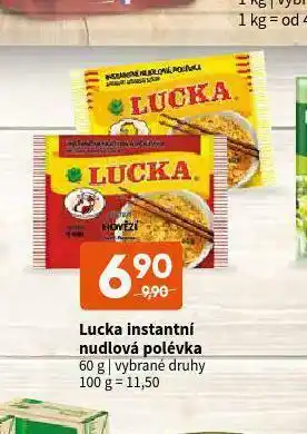 Terno Lucka instantní polévka nabídka