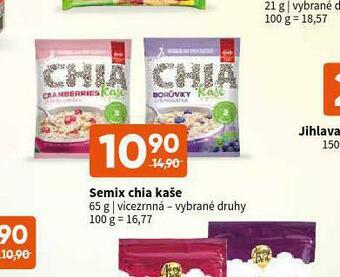Terno Semix chia kaše nabídka