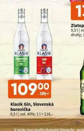 Terno Klasik gin nabídka