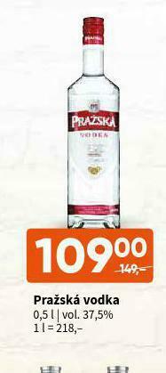 Terno Pražská vodka nabídka