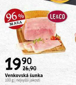 Terno Venkovská šunka nabídka