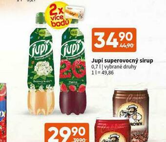 Terno Jupí superovocný sirup nabídka