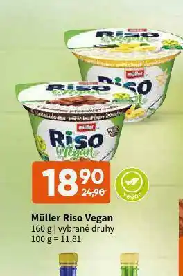 Terno Müller riso vegan nabídka