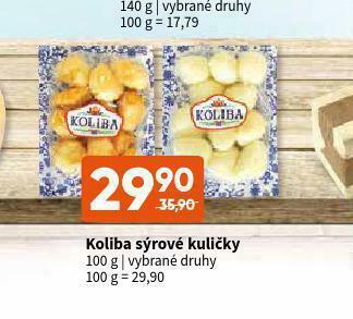 Terno Koliba sýrové kuličky nabídka