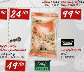 Terno Kešu pražené, solené nabídka