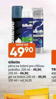 Terno Gillette pěna na holení nabídka