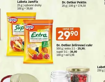 Terno Dr. oetket želírovací cukr extra 2:1 nabídka