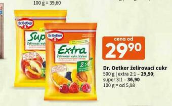 Terno Dr. oetker želírovací cukr super 3:1 nabídka