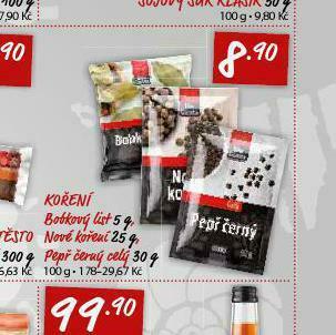 Terno Koření - nové koření nabídka