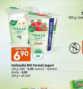 Terno Hollandia bio farmář jogurt bílý nabídka