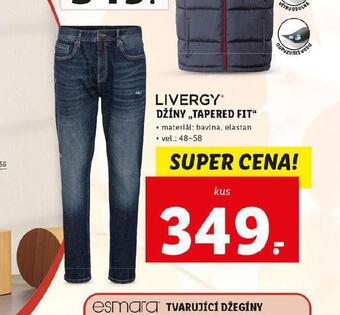 Lidl Džíny tapered fit nabídka