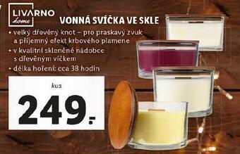 Lidl Vonná svíčka ve skle nabídka