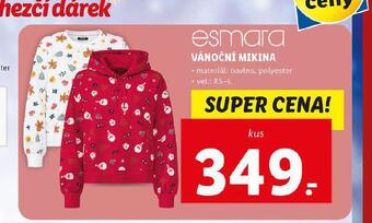 Lidl Vánoční mikina nabídka
