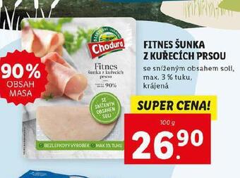 Lidl Fitnes šunka z kuřecích prsou nabídka