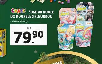 Lidl Šumivá koule do koupele s figurkou nabídka