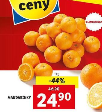 Lidl Mandarinky nabídka