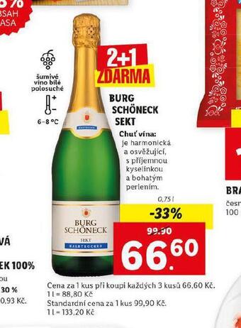 Lidl Burg schöneck sekt nabídka