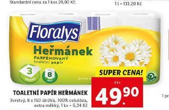 Lidl Florasyl toaletní papír nabídka